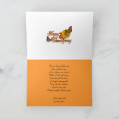 Carte bon thanksgiving avec poème (Intérieur)