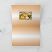 Carte bon thanksgiving avec Scarecrows (Intérieur)