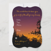 Carte Bon thanksgiving (Corporate) par RoseWrites (Dos)