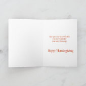 Carte bon thanksgiving Cute Acorn Stick Man (Intérieur)
