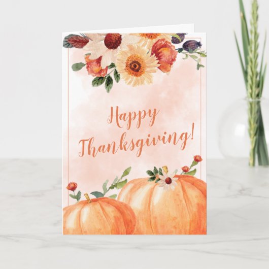 Carte Bon thanksgiving de Business (Devant)