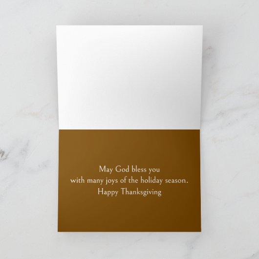 Carte Bon thanksgiving Écriture 1 Chroniques Ginkgo (Intérieur)