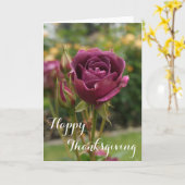 Carte bon thanksgiving Iceberg Rose #1 (Fleur jaune)