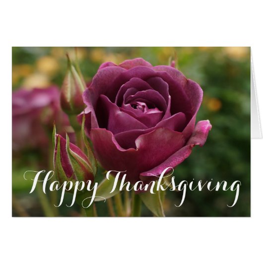 Carte bon thanksgiving Iceberg Rose #1-2 (Devant horizontal)