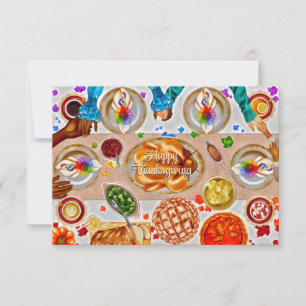 Carte Bon thanksgiving, LGBTQ, Gay pride