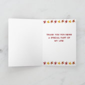 Carte Bon thanksgiving Moose Fall Leaves (Intérieur)