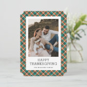 Carte Bon thanksgiving photo (Debout devant)