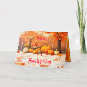 Carte Bon thanksgiving populaire Belle automne (Devant)