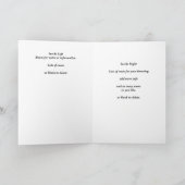 Carte Bon thanksgiving Red Gold Wreath Salutation (Intérieur)