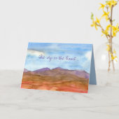 Carte Bon Travail Le Ciel Est La Limite (Fleur jaune)