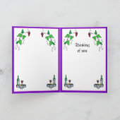 Carte Bon vin, bons amis (Intérieur)