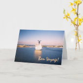 Carte Bon Voyage (Fleur jaune)