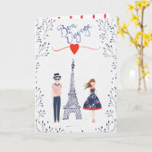 Carte Bon Voyage (Fleur jaune)