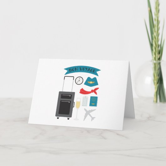Carte Bon Voyage (Devant)