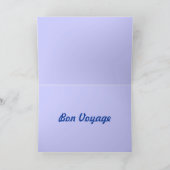 Carte Bon Voyage (Intérieur)