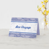 Carte Bon Voyage (Fleur jaune)