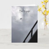 Carte Bon Voyage (Fleur jaune)