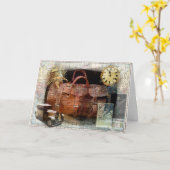 Carte Bon Voyage (Fleur jaune)