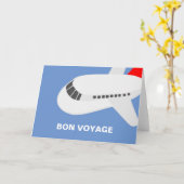 Carte Bon voyage (Fleur jaune)