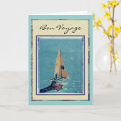 Carte Bon Voyage (Fleur jaune)
