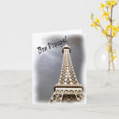 Carte Bon Voyage ! (Fleur jaune)