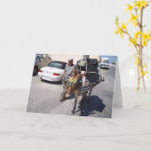 CARTE BON VOYAGE (Fleur jaune)