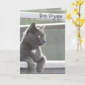 Carte Bon voyage en sécurité (Fleur jaune)