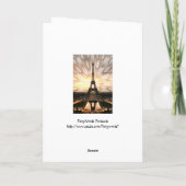 Carte Bon Voyage !Modèle (Dos)