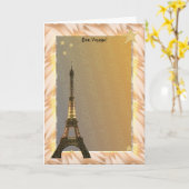 Carte Bon Voyage !Modèle (Fleur jaune)