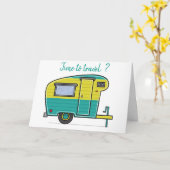CARTE ***BON VOYAGE*** OU ***CARTE DE RETRAITE*** (Fleur jaune)