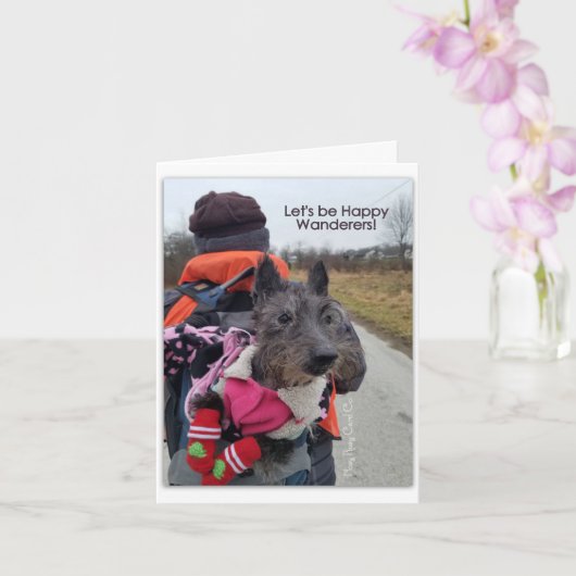 Carte Bon Voyageur (Orchidée)