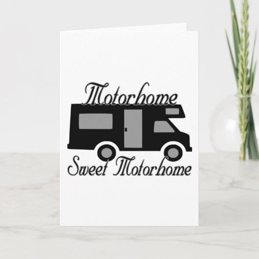 Carte Bonbon Motorhome à Motorhome (Devant)
