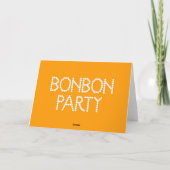 Carte BonBon Party Arc en ciel Joyeux anniversaire (Dos)