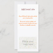 Carte Bonbons citrouilles d'Halloween (Dos)