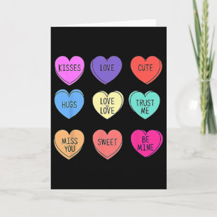 Carte Bonbons de Conversation de la Saint-Valentin Joyeu