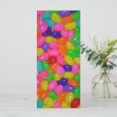 Carte Bonbons de jellybean colorés (Debout devant)