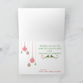 Carte Bonbons de Noël et de Noël (Intérieur)