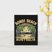 Carte Bondi Beach Australie (Fleur jaune)