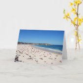 Carte Bondi Beach, Sydney, Australie (Fleur jaune)