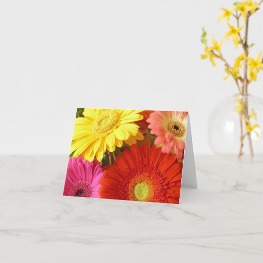 Carte Bonheur (Fleur jaune)