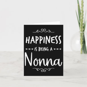 Carte Bonheur d'être une Nonna Italie grand-mère italien