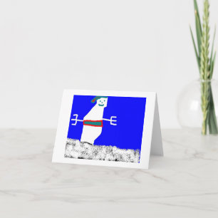 Carte Bonhomme de Neige