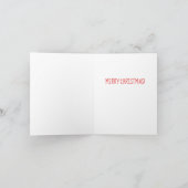 Carte Bonhomme de neige abstrait funky (Intérieur)