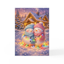 Bonhomme de neige couple