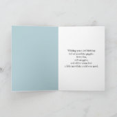 Carte Bonhomme de neige pour le 3e anniversaire avec Tro (Intérieur)