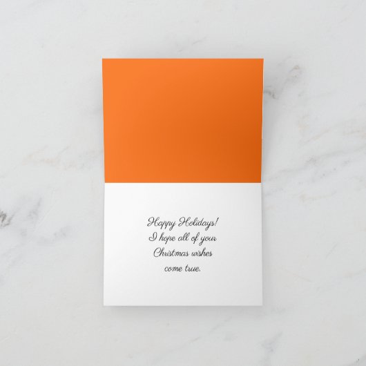 Carte Bonhommes de neige drôles  (Intérieur)