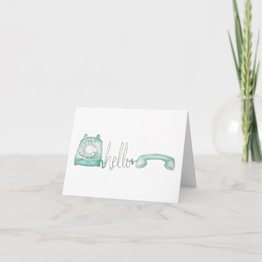 Carte Bonjour (Devant)