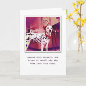 Carte Bonjour ! (Fleur jaune)