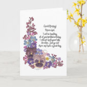 Carte Bonjour ! (Fleur jaune)