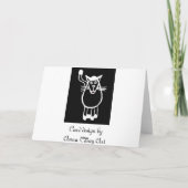 Carte Bonjour, (Dos)